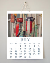 2025 Coastal New England Calendar with String